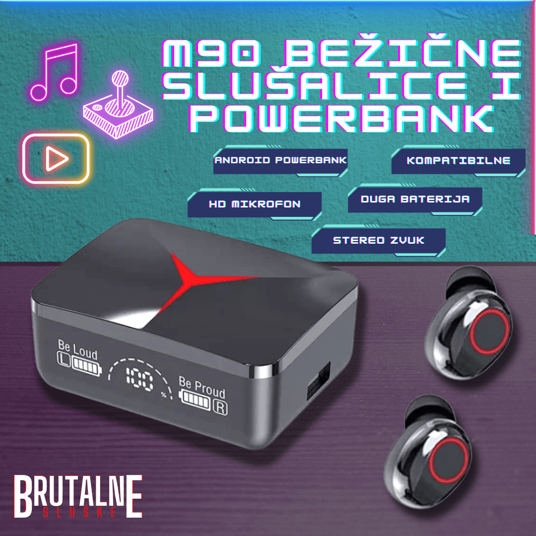 Bežične Bluetooth slušalice M90