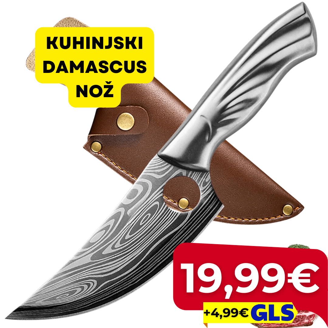 Foxter Damascus Kuhinjski Nož 26CM