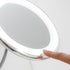 Magnifying mirror with LED lights