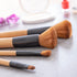 Wooden make-up brush set with case Miset InnovaGoods