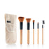 Wooden make-up brush set with case Miset InnovaGoods