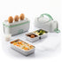 3-in-1 electric steam lunch box 200W with recipes Beneam InnovaGoods